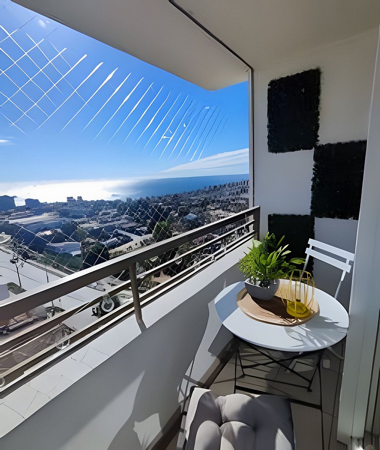 Bahía a tus pies, moderno depto 2 habitaciones