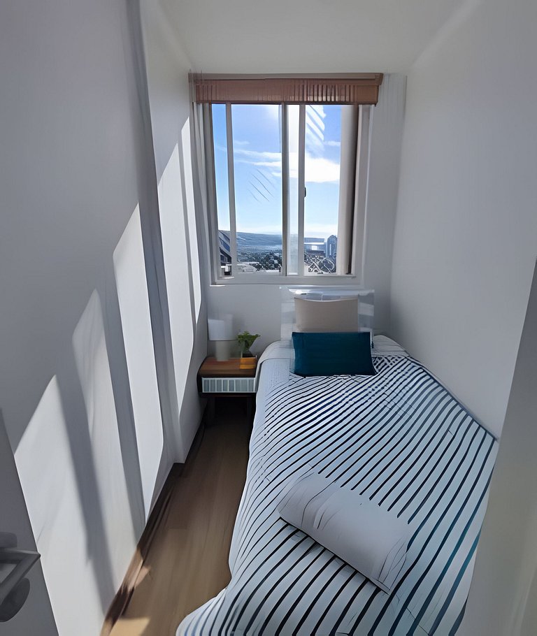 Bahía a tus pies, moderno depto 2 habitaciones