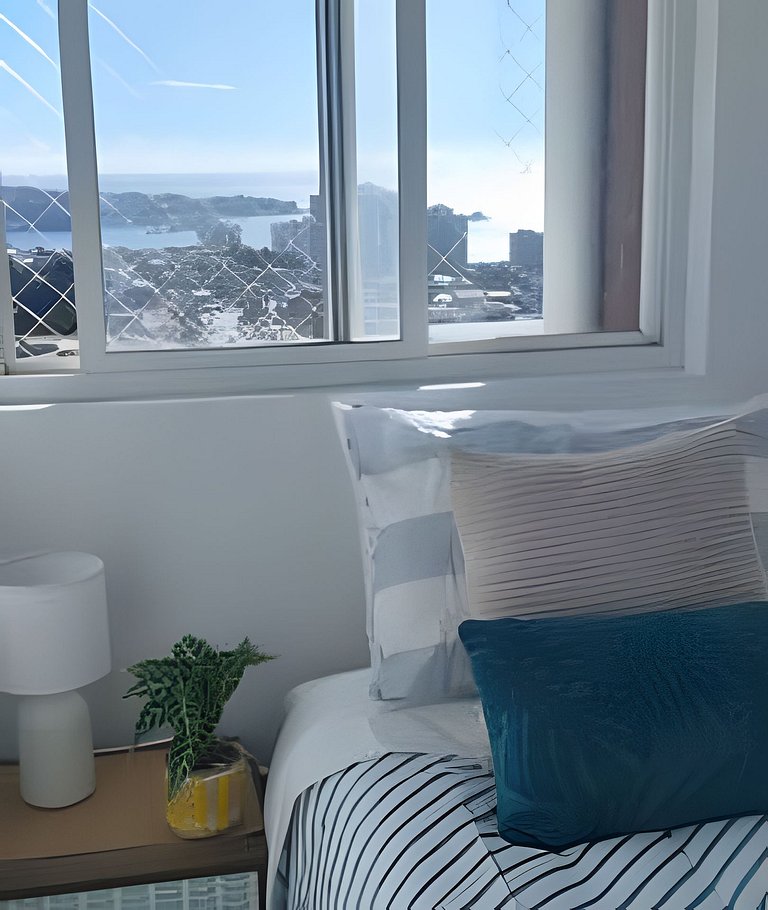 Bahía a tus pies, moderno depto 2 habitaciones