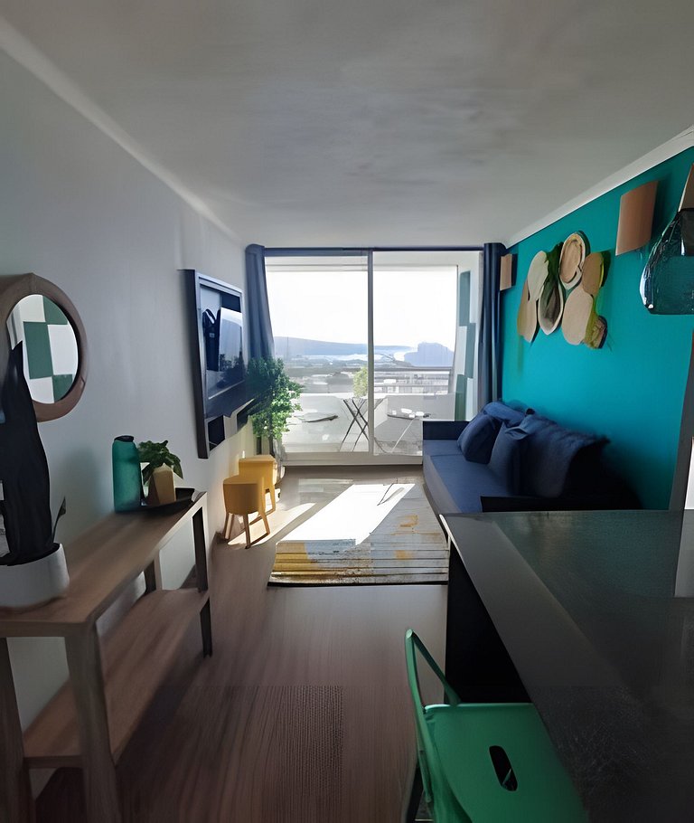 Bahía a tus pies, moderno depto 2 habitaciones