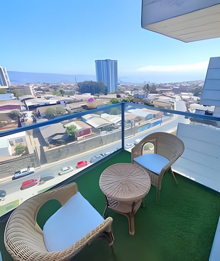 1707, vista mar terraza soleada