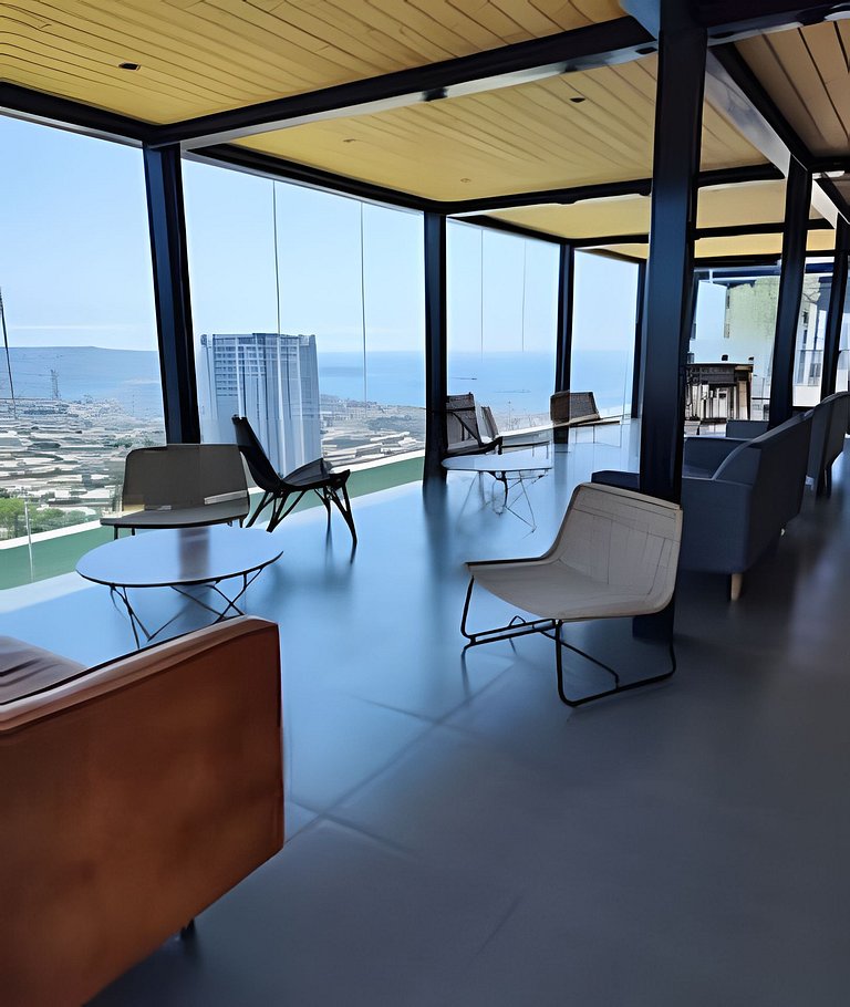 124,Estudio amplio con vista