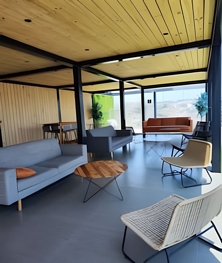 124,Estudio amplio con vista