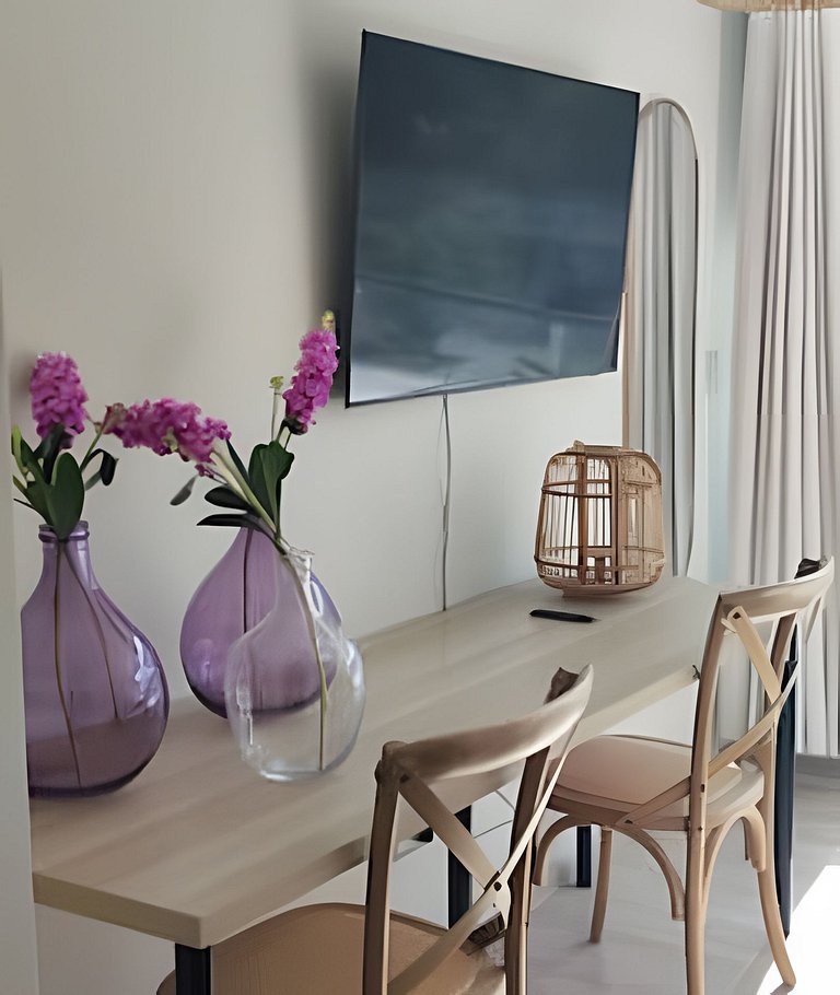 123,Estudio XL con Terraza y Vista