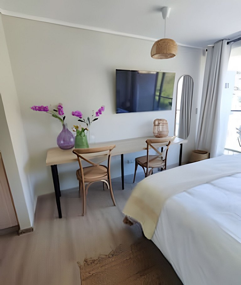 123,Estudio XL con Terraza y Vista