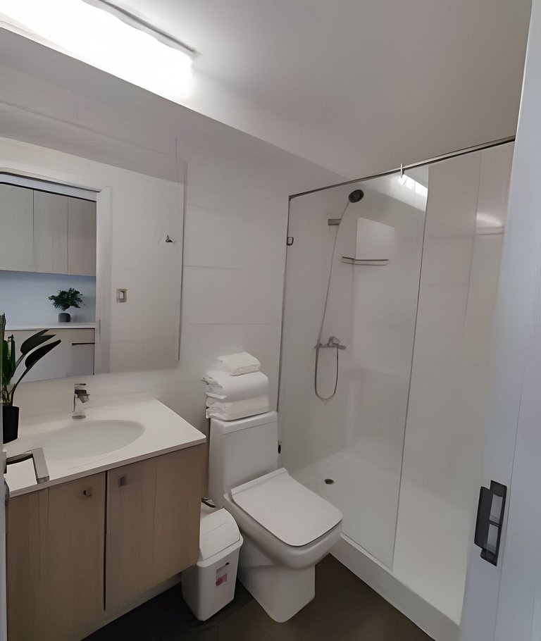 123,Estudio XL con Terraza y Vista