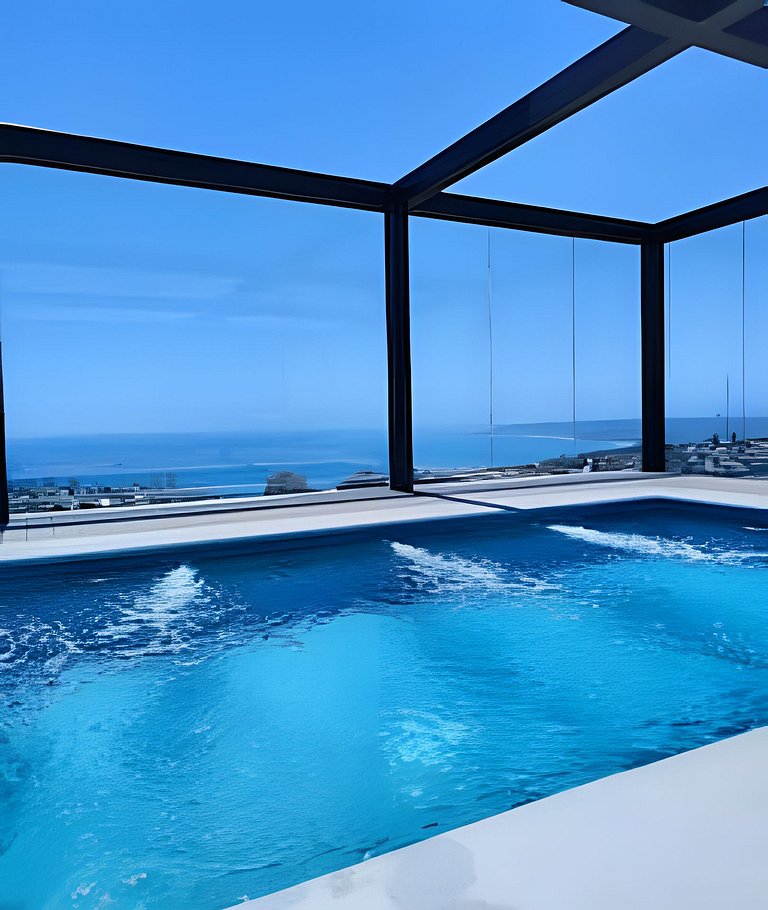 123,Estudio XL con Terraza y Vista