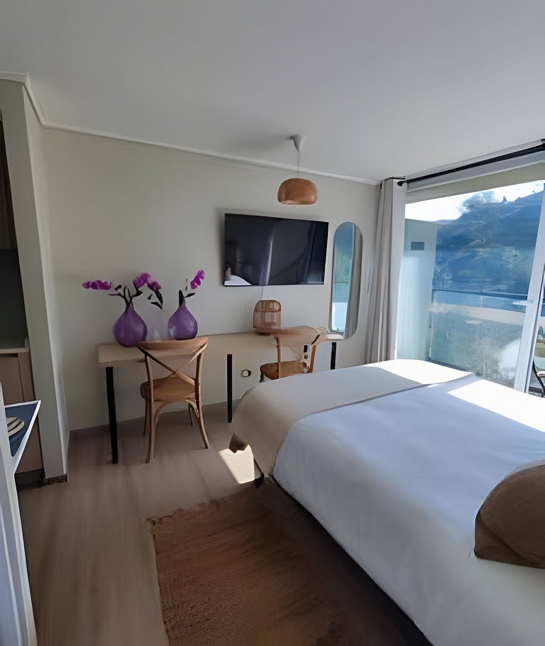 123,Estudio XL con Terraza y Vista